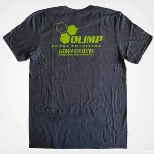 Olimp T-Shirt "Born In The Gym" grau – Bild 2