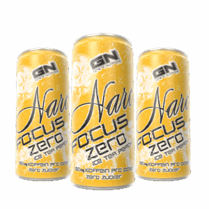 GN Narc Focus Ice Tea Peach - 24x 250ml Dosen – Bild 1