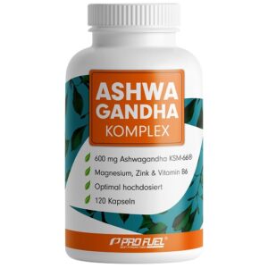 ProFuel Ashwagandha Komplex KSM-66 120 Kapseln – Bild 1