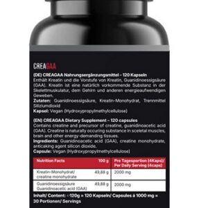 #GYMJUICE - CREAGAA 120 Kapseln – Bild 2
