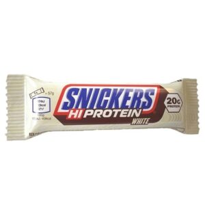 Snickers HI Protein White Bar EINZELN 57g – Bild 1