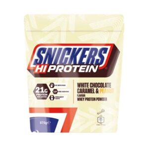 Snickers HI Protein 455g White Choc, Caramel&Peanut – Bild 1