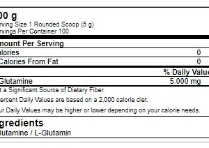 Gods Rage Gungnir Glutamine 500g – Bild 2