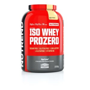 Nutrend ISO WHEY PROZERO 2250g | Hochwertiges Whey Isolat - Cookies & Cream – Bild 3