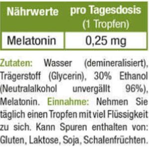 Sinob Melatonin Tropfen 50ml (1400 Tropfen) – Bild 2