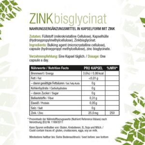 Sinob Zink Chelapro 60 Kapseln – Bild 2