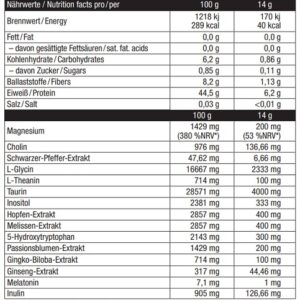 Sinob Melato9 Pulver 300g Dose – Bild 2