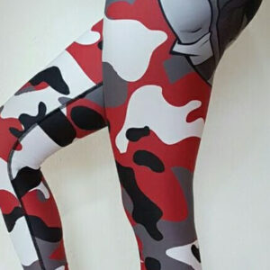 BPS-Pharma - Damen-Leggings Camo Red – Bild 3