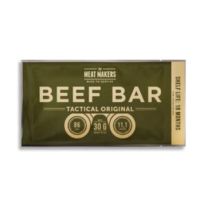 The Meat Makers Beef Jerky Tactical Bar 6x30g – Bild 1