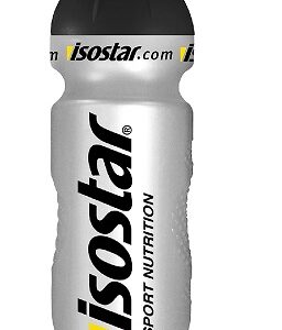 Isostar Wasserflasche / Trinkflasche 650ml - Kappe Schwarz – Bild 1