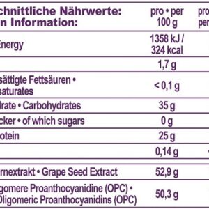 IronMaxx OPC Grape Seed Extract - 130 Kaps. – Bild 2