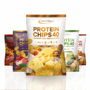 Ironmaxx Protein Chips 40 PROBIERBOX 10x50g – Bild 1