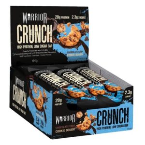 Warrior Crunch High Protein Low Sugar Bar 12x64g – Bild 2