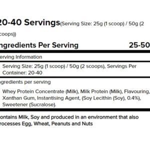 Warrior Rage Whey 2kg – Bild 2