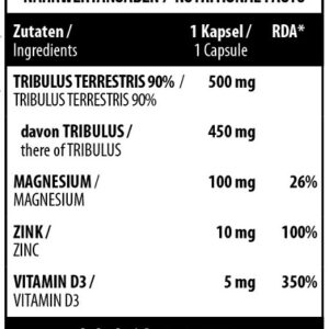 MST - Tribulus 90% Pro 90 caps – Bild 2