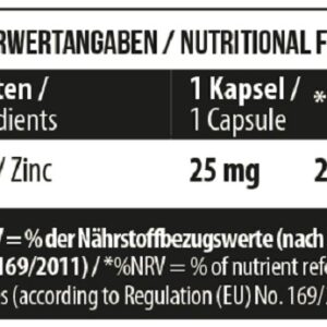 MST - Zinc Citrate 25mg 100 Kapseln – Bild 2