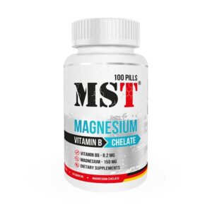 MST - Magnesium Chelate +B6 100 Pills – Bild 1