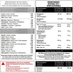 MST - Whey Protein + Isolate 900g – Bild 2