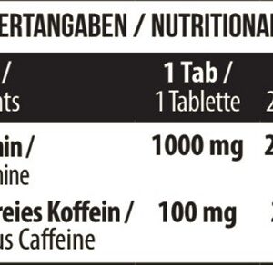 MST - Beta Alanine + Caffeine 90 Tabl. – Bild 2