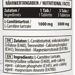 MST - L-Carnitine 1000 (90 Tabl.) – Bild 2