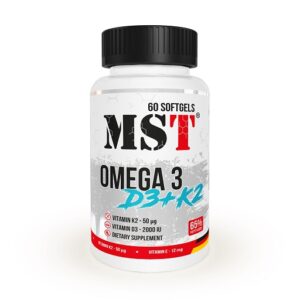 MST - Omega 3 + D3 + K2 - 60 Kapseln – Bild 1