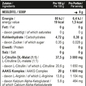 MST - Amino Pump (flavoured) 304g – Bild 2