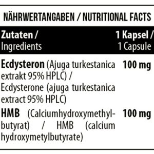 MST - Ecdysterone 95% Healthy 90 Kapseln – Bild 2