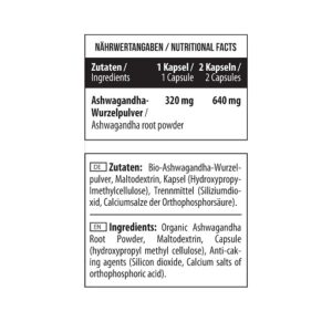 MST - Ashwaghanda 100 Kapseln – Bild 4