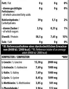 MST - BCAA & EAA Zero PROBEN 10 x 13g – Bild 2