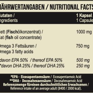 MST - Omega 3 TRIGLYCERIDE 200 Softgels – Bild 2