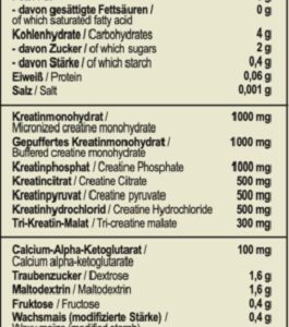MST - Creatine Kick 1000g – Bild 3