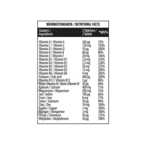 MST - All Vitamins 60 Pillen – Bild 4