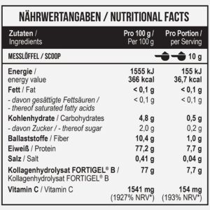 MST - Collagen Peptides Fortigel® 300g – Bild 2
