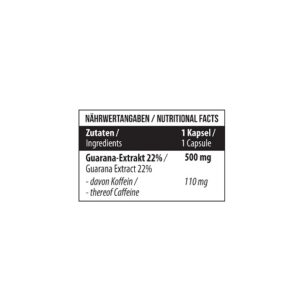 MST - Guarana 22% 120 Kapseln – Bild 4