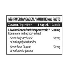 MST - Lion's Mane Mushroom 60 Kapseln – Bild 3