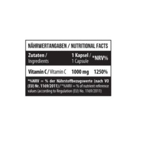 MST - Vitamin C Calcium L-Ascorbate 1000mg 90 Kapseln – Bild 3