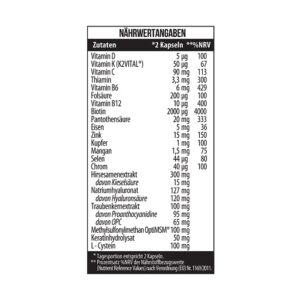 MST - Hair Advanced Formula 60 Kapseln – Bild 3