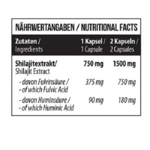 MST - Shilajit 60 Kapseln – Bild 3