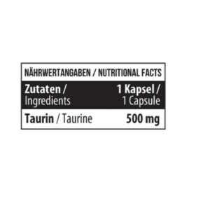 MST - Taurine 120 Kapseln – Bild 3