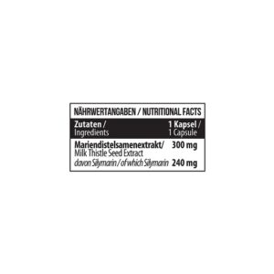 MST - Milk Thistle 300mg 60 Kapseln – Bild 4