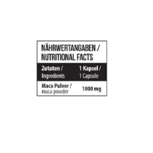 MST - MACA 1000mg - 120 Caps – Bild 2