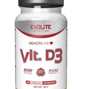 Evolite Nutrition - Vitamin D3 2000 IU (120 Kaps.) – Bild 1