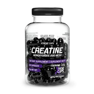 Evolite Nutrition Creatine Monohydrat 60 Caps – Bild 1