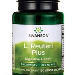 Swanson Probiotic L. Reuteri Plus - 30 Kapseln – Bild 1