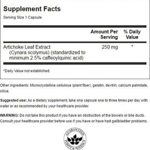Swanson Artichoke Extract, 60 Kapsel – Bild 2
