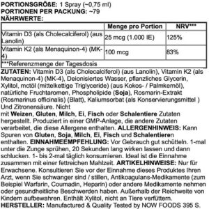 Now - Vitamin D-3 & K2 Liposomal Spray – Bild 2