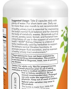 Now Foods Kidney Cleanse 90 Vegane Kapseln – Bild 3