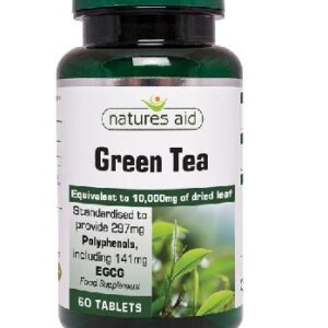 Natures Aid - Green Tea 10,000mg 60 Tabl. – Bild 1