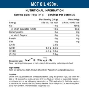 Applied Nutrition MCT oil 490ml – Bild 2
