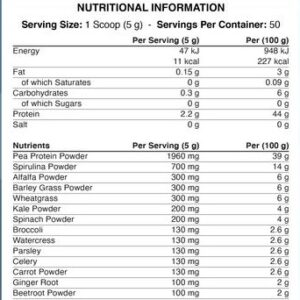Applied Nutrition Critical Greens - 150gr - natural – Bild 2